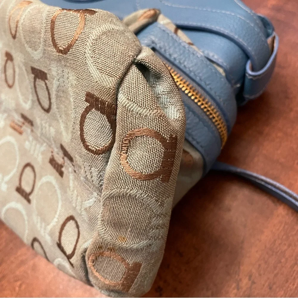 Vintage Salvatore Ferragamo Leather Shoulder Bag - Picture 6 of 12